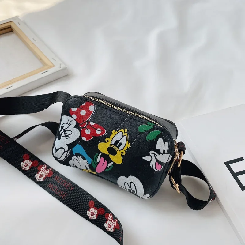 new Disney Women\'s Bag Mickey Mouse Anime Shoulder Bags Girl Coin Purse Kawaii Trendy Minnie Messenger Bag Birthday Present