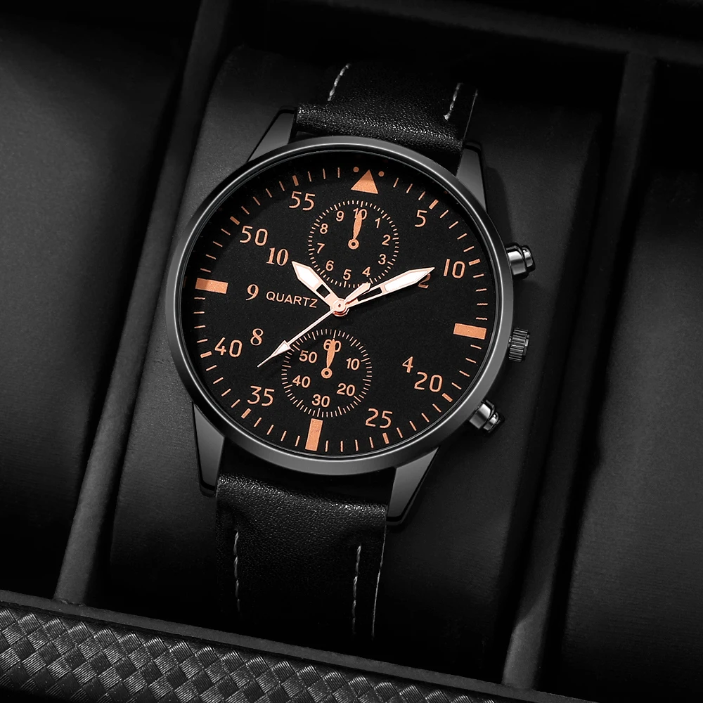This watch combines practicality and modern design, making it a thoughtful gift for fathers, friends, and family.