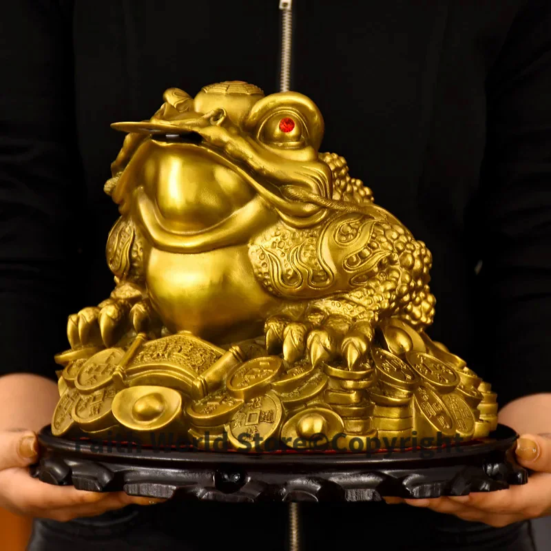 ZHAO CAI JIN CHAN 2026 HOME SHOP Business career prosperous COPPER FENG SHUI talisman Bring wealth money Opening Gift ornament
