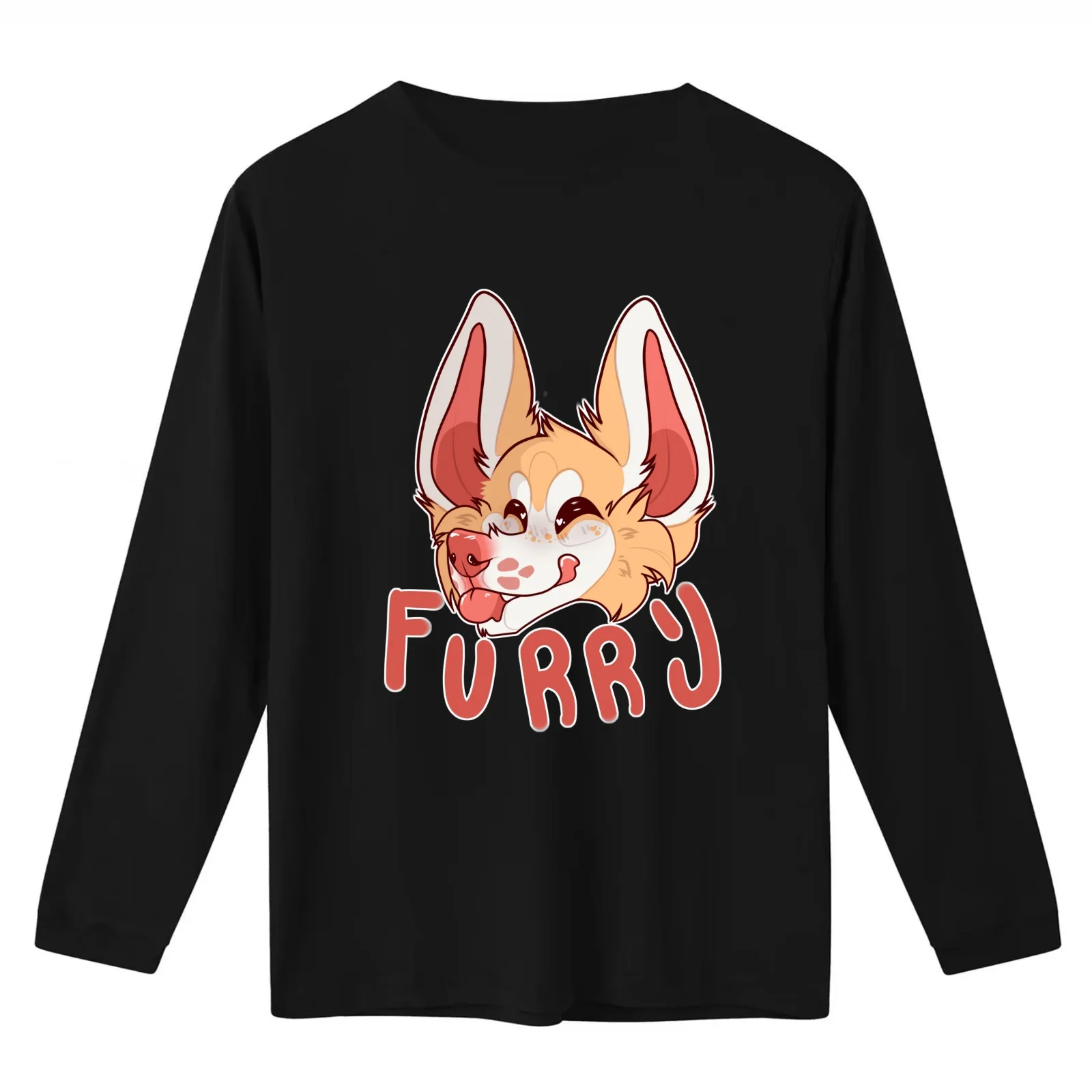 Proud Furry T-Shirt Summer Casual Cotton Tee Oversized Streetwear Tops Vintage Graphic Print Loose Fit Short Sleeve