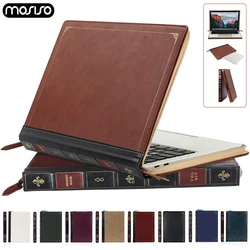 PU Leather Laptop Sleeve for MacBook Air Pro 13 14 15 16 inch M4 M3 M2 M1 A3113 A2681 A2337 A2338 A3112 A3114 A3403 Vintage Cove
