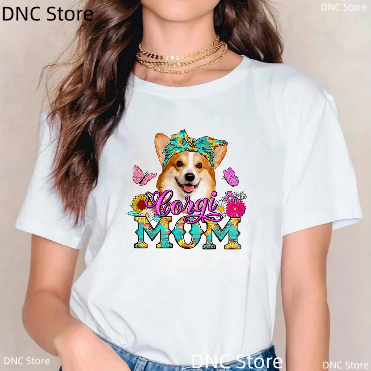 Sunflowers and Leopard Rottweiler mom dog lover tshirt Mother's Day tshirt, give mom holiday tshirt sheepdog print tshirt female