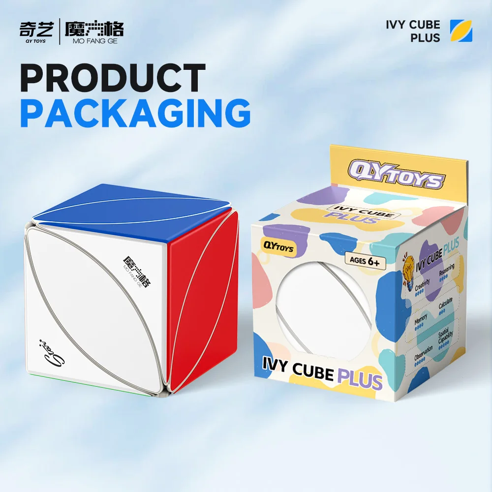 

QiYi Ivy Cube Plus Magic Cube 90 мм Plus Профессиональные игрушки-пазлы Speed Cube Детский подарок Cubo Magico Puzzle