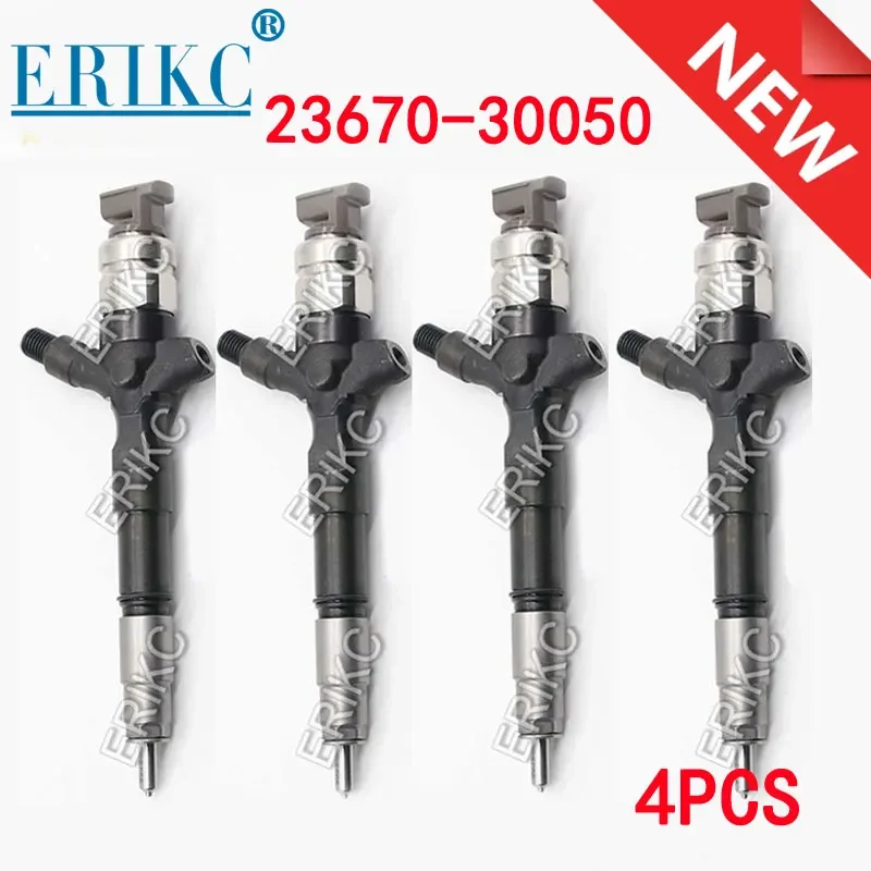 

4PCS 23670-30050 New Diesel Injector Assy 2367030050 Fuel Injection Nozzle 23670 30050 for Denso Toyota Hiace 1KD 2KD