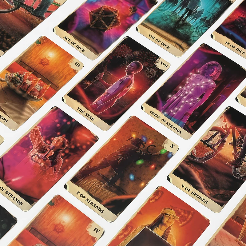 

78pcs Terror Movie Tarot Card Deck Oracle Card Fate Divination Leisure Entertainment Family gatherings Tarot Card Game