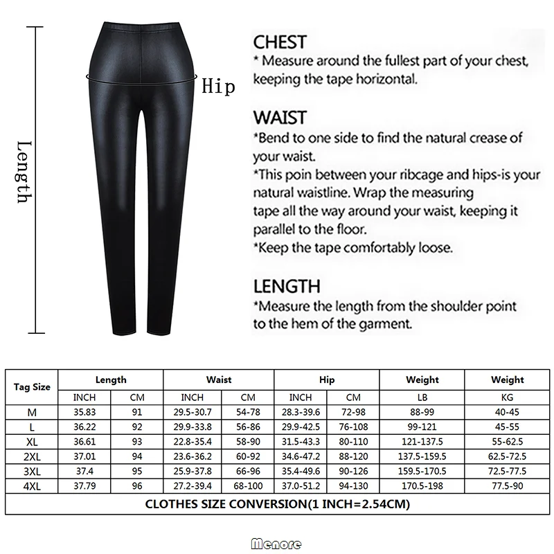 Warm Pu Leggings Women Leather Pantalones High Waist Thermal Tights Stretchy Pants Winter Fleece Lined Black Trousers Jeggings