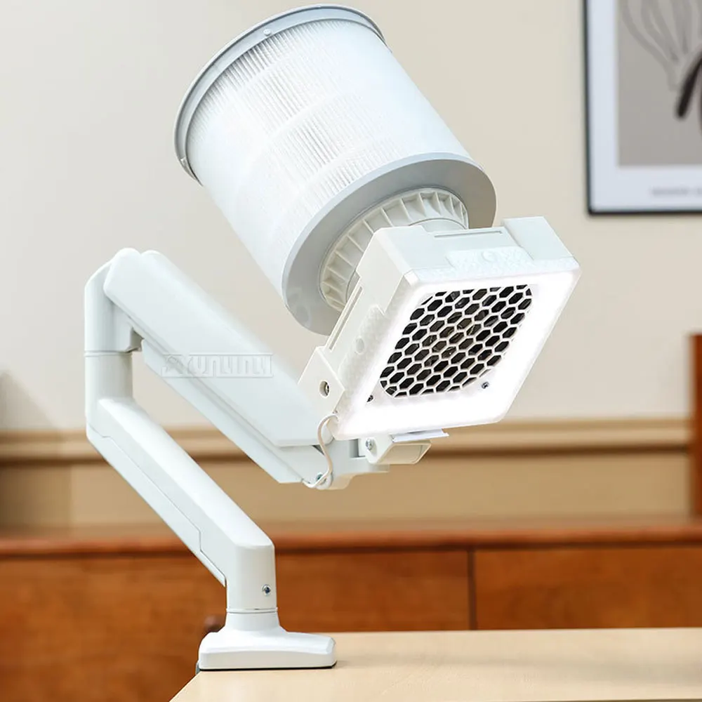 High-Power Nail Vacuum Cleaner With Light Bracket Version Air Purification Desktop
