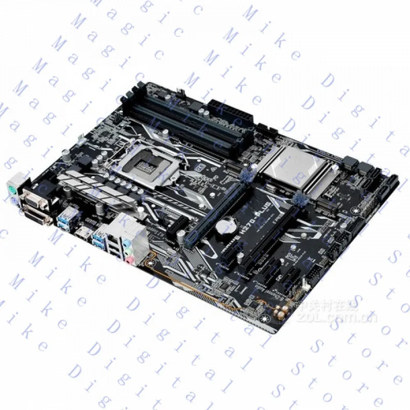 UU  FOR ASUS PRIME H270-PLUS LGA 1151 Intel H270 HDMI SATA3 USB3.0 Motherboard With I/O