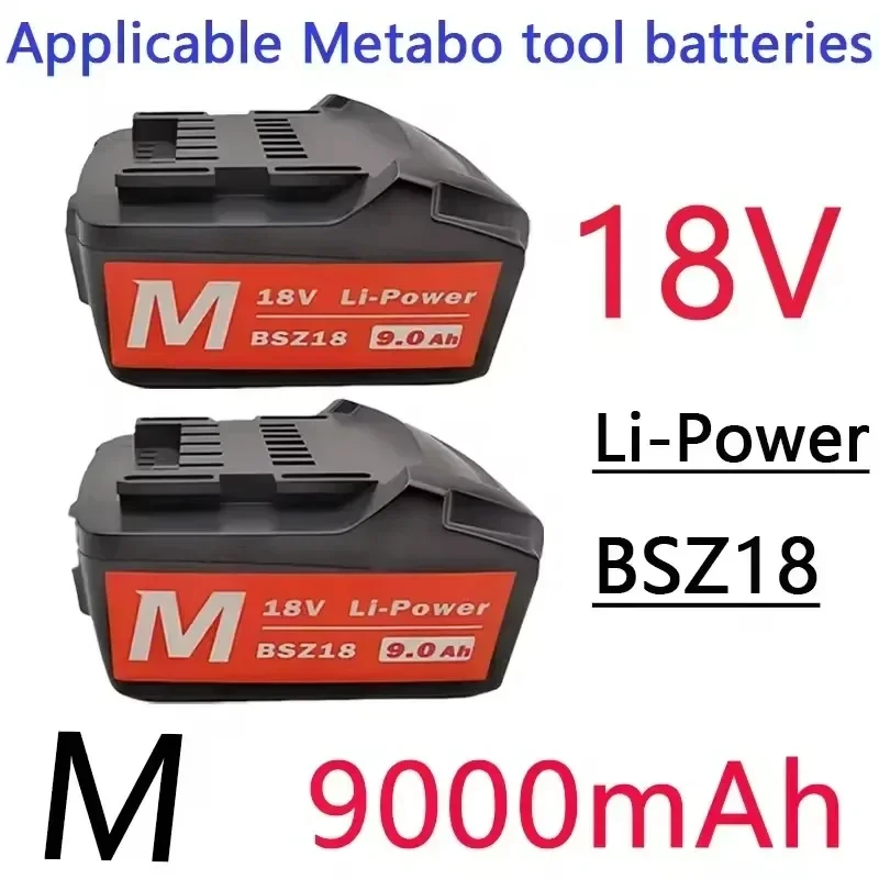 

High-Quality CE Certified 18V 5.2AH Li-Ion Battery Pack for Cordless Power Tools Metabo Drill Drivers Wrench Hammers