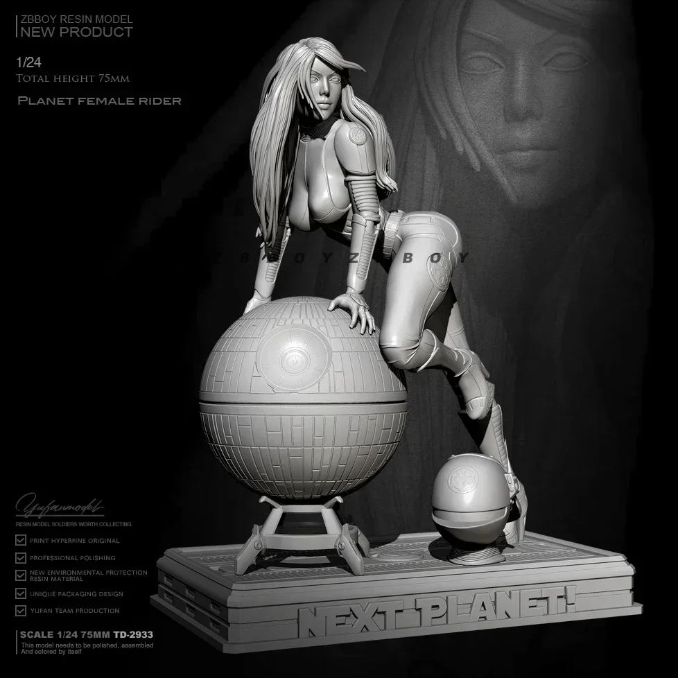 

1/24 Resin model kits figure beauty colorless and self-assembled TD-2933 special offer