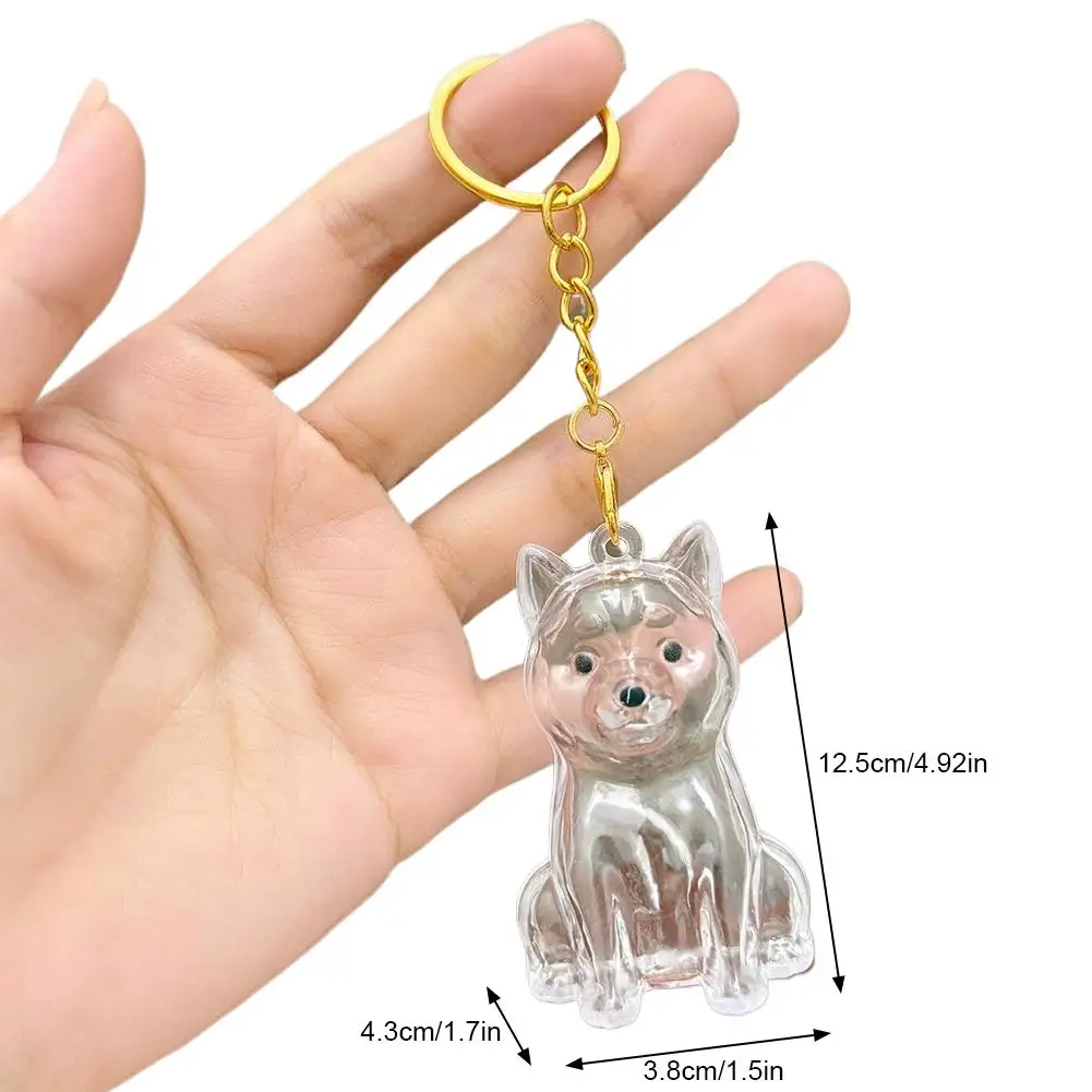 Aufbewahrungsbox für Hundehaare, Tierfellbehälter, Schlüsselanhänger, transparente Kapsel, Andenken, Gedenkgeschenk für Hunde, Trauermittelanhänger für den Verlust eines Haustiers – Detail 10