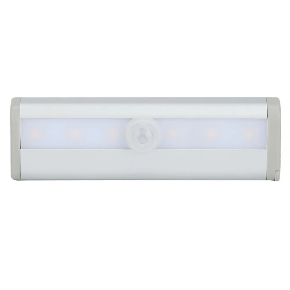 Energy Saving 6 LEDs Motion Sensor Light Aluminum Body Magnetic Stick-On Sensor Light Sensor Lamp Hallways