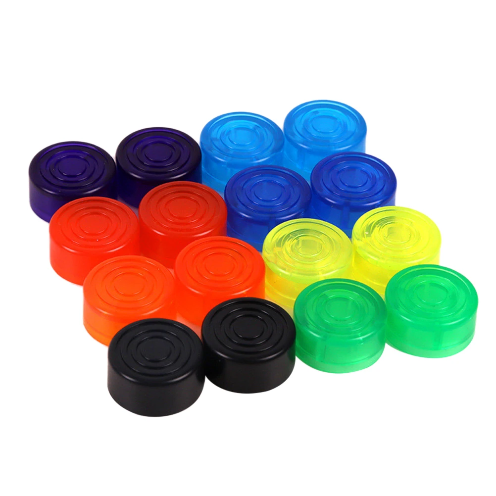 

12 Pcs Stepping on The Nail Cap Footswitch Topper Effect Pedal Knobs Guitar Button Caps Effects