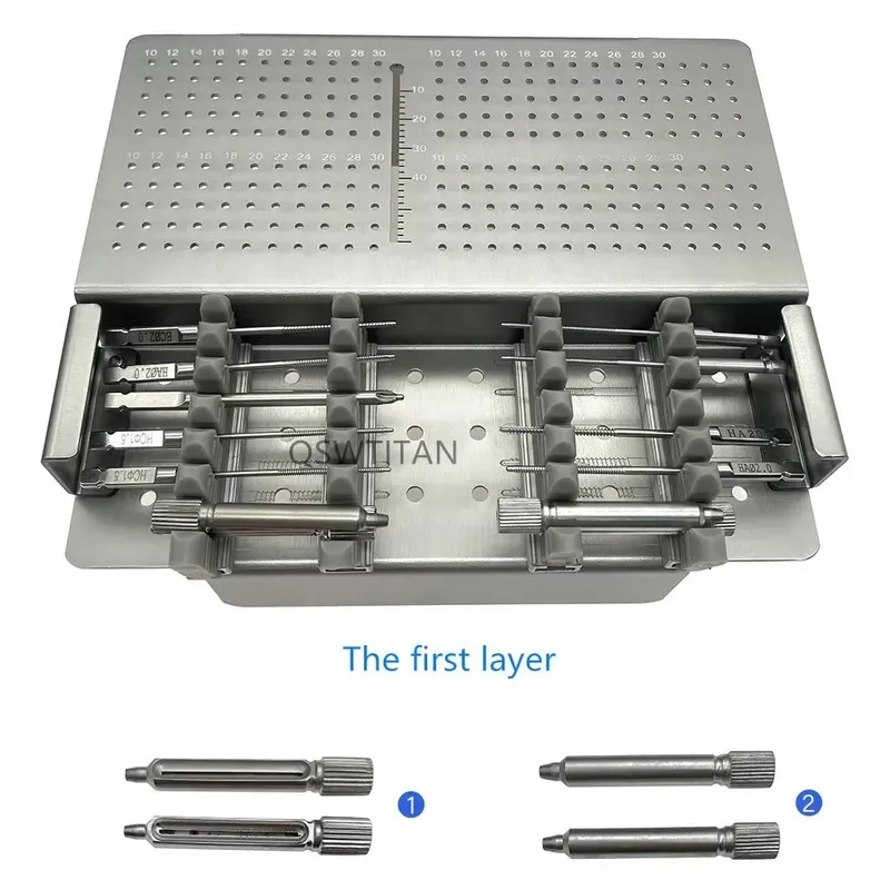 Instruments 1.5mm 2.0mm Miniature Finger Metacarpal Locking Plate Trauma Instrument Set