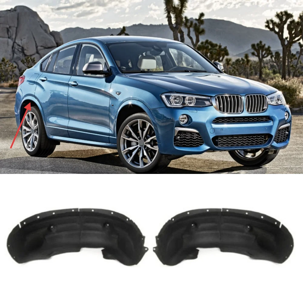 

For BMW X3 X4 F25 F26 2011-2017 Car Rear Wheel Inner Lining Mudguard OE: 5171723649/51717213650