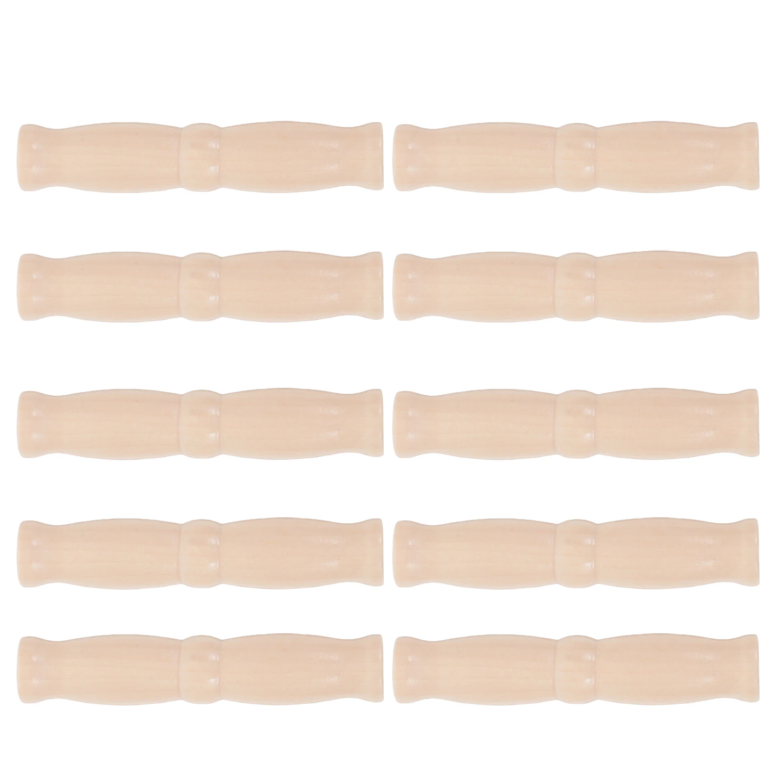 

10pcs Bucket Wooden Handle 9cm Durable Wood Ergonomic AntiStrain Suitable Camping Home Storage Shopping Gallon Lid Carrying