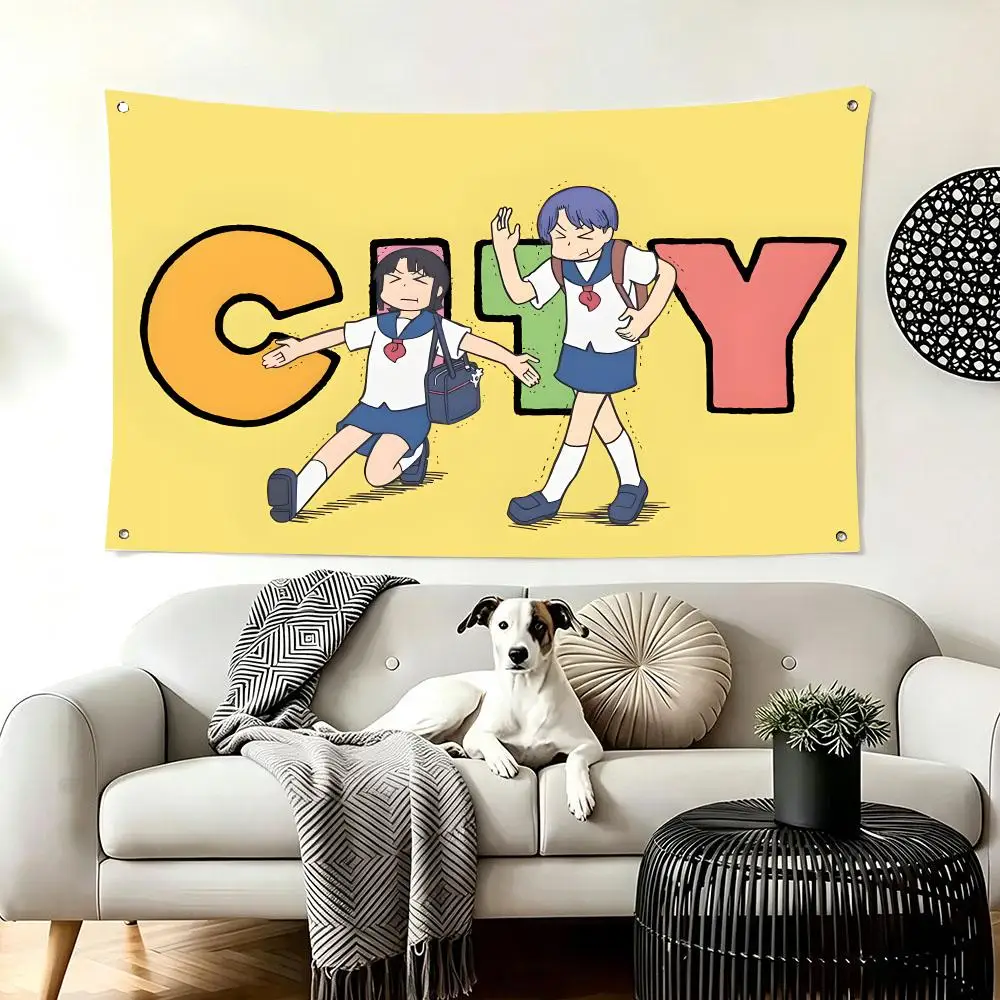 Anime C-CITY THE ANIMATION Flags  For Living Room Home Dorm Decor Wall Outdoor Camping Party Banner Gifts