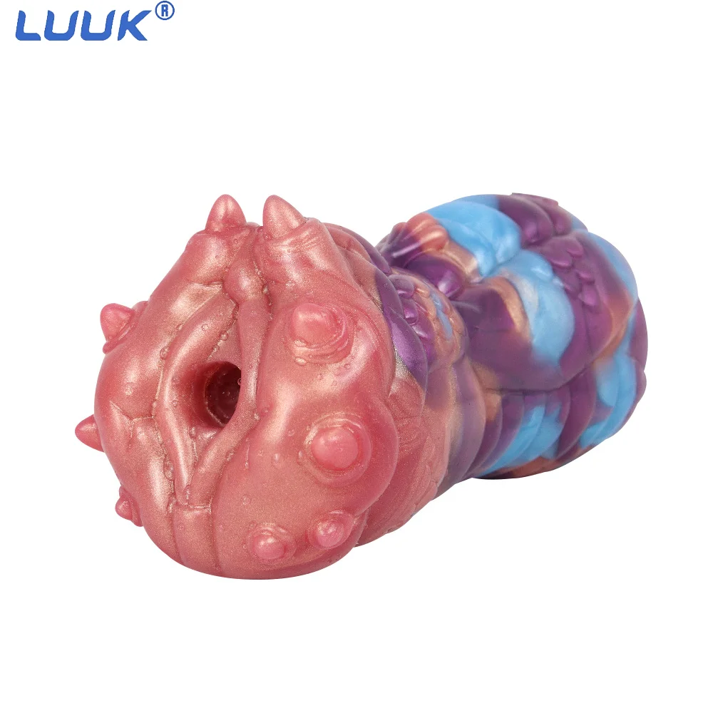 LUUK New Animal Dragon Big Masturbator For Men Soft Silicone Realistic Vagina Penis Stimulate Pocket Pussy Sexy Adult Toys