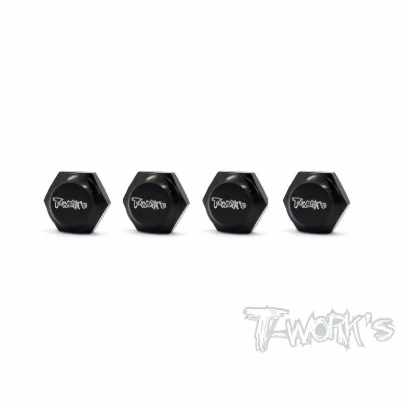 Original T Works TO-051 Self-Locking Wheel Nut With Cover P1.25 ( For HN, Jammin, Hobao, OFNA ) Rc Tool