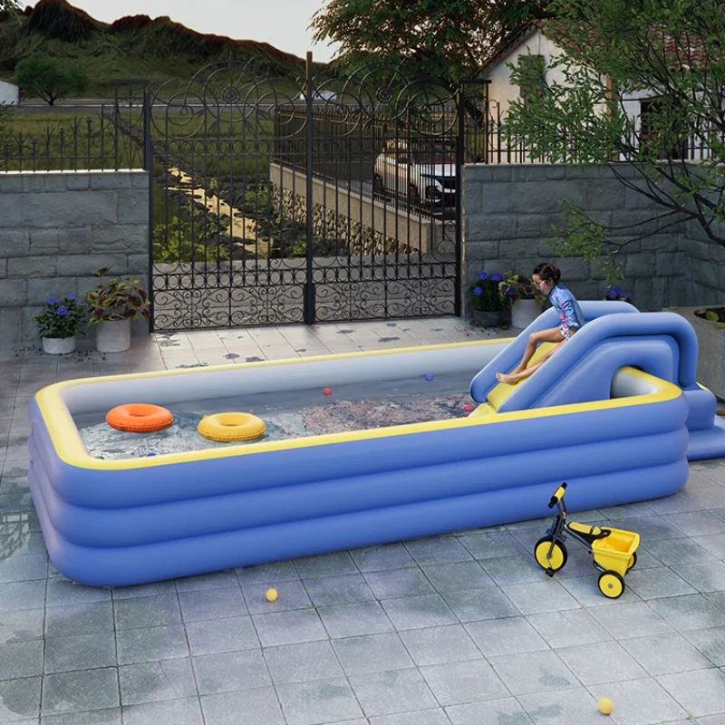 Inflatable bathtub, foldable bathtub, adult home children's bathtub, indoor thickened children's full body bathtub