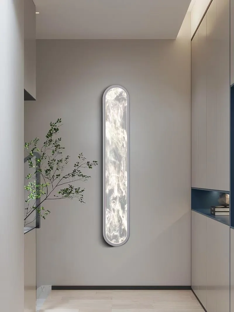 Corridor Wall Light Italian Creative Minimalist Background Corridor Light Ultra-Thin Cloud Entrance Porch Balcony Rectangular