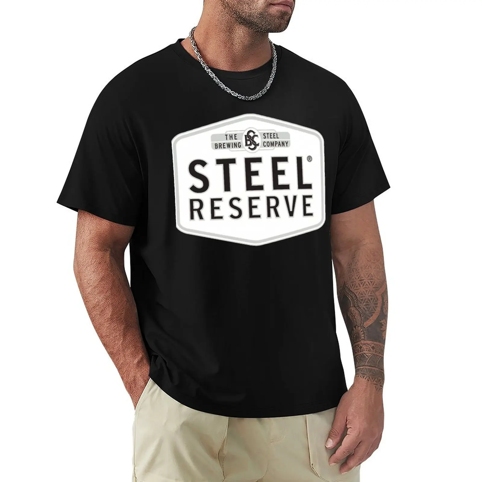 steel reserve T-Shirt Holiday All Match T-Shirt