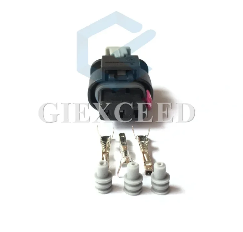 

2 комплекта Tyco AMP 3-контактный 1718653 -1 / 4F0 973 703A / 2- 1718652 -3 водонепроницаемый автомобильный реверсивный радар в сборе переменного тока для VW Audi