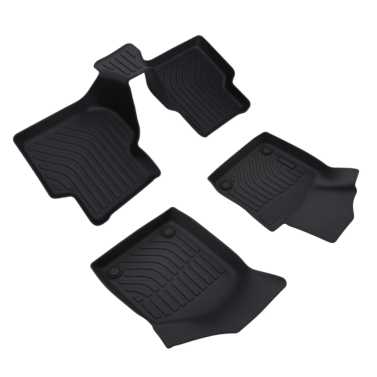 

Anti-slip TPE Floor Mat Set For Volkswagen Jetta 2011-2018 Black All Weather