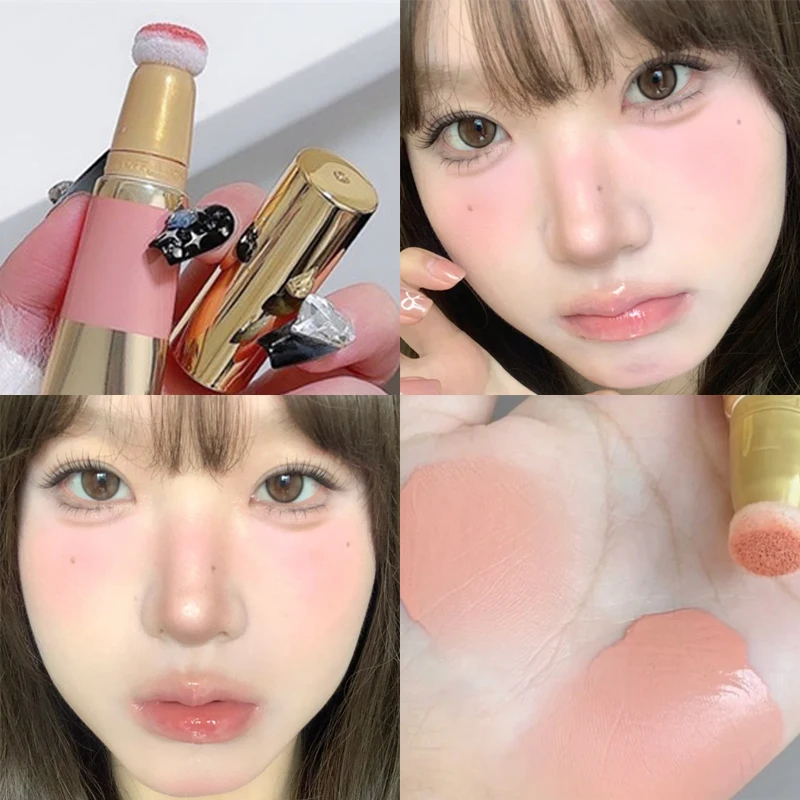 Vloeibare Wang Blush Gezicht Hydraterende Water Blush Gel Waterdichte Langdurige Multifunctionele Ogen & Lippen Make-Up Blush Stick Cosmetisch