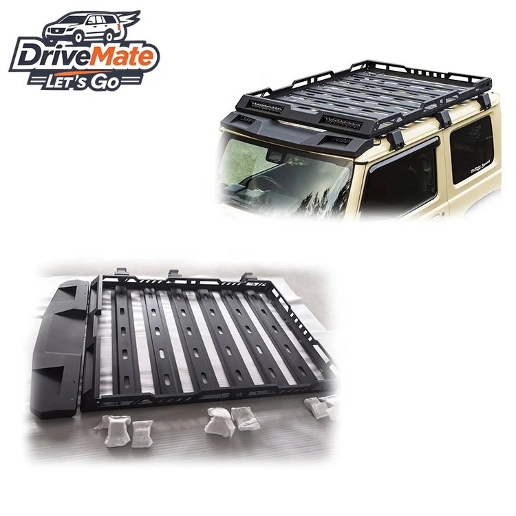 

Aluminium 4x4 Body Kit Roof Rack Accessories for Suzuki Jimny JB64 JB74 2019 2020 2021Roof Rack