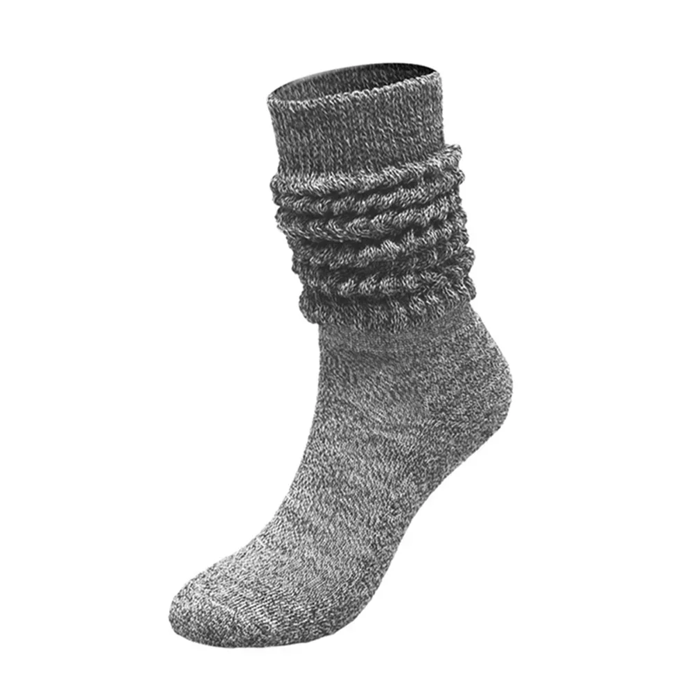 Men's pure cotton socks in spring and summer, two -needle men's socks men's sweat  heated socks