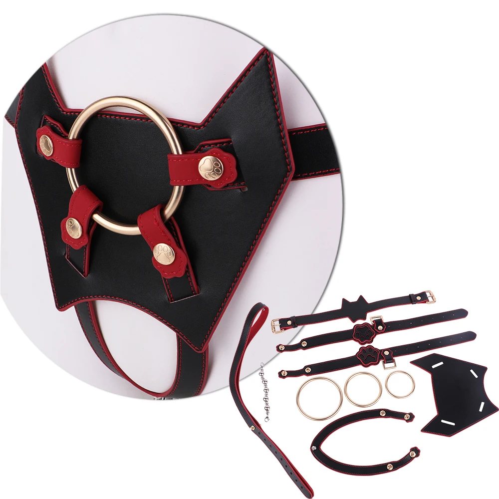 LEZEE Leather Harness Waist Belt For Strap On Dildo Cosplay Bondage Strap Underwear Restraint Phallic Support Bearer Pants Belts