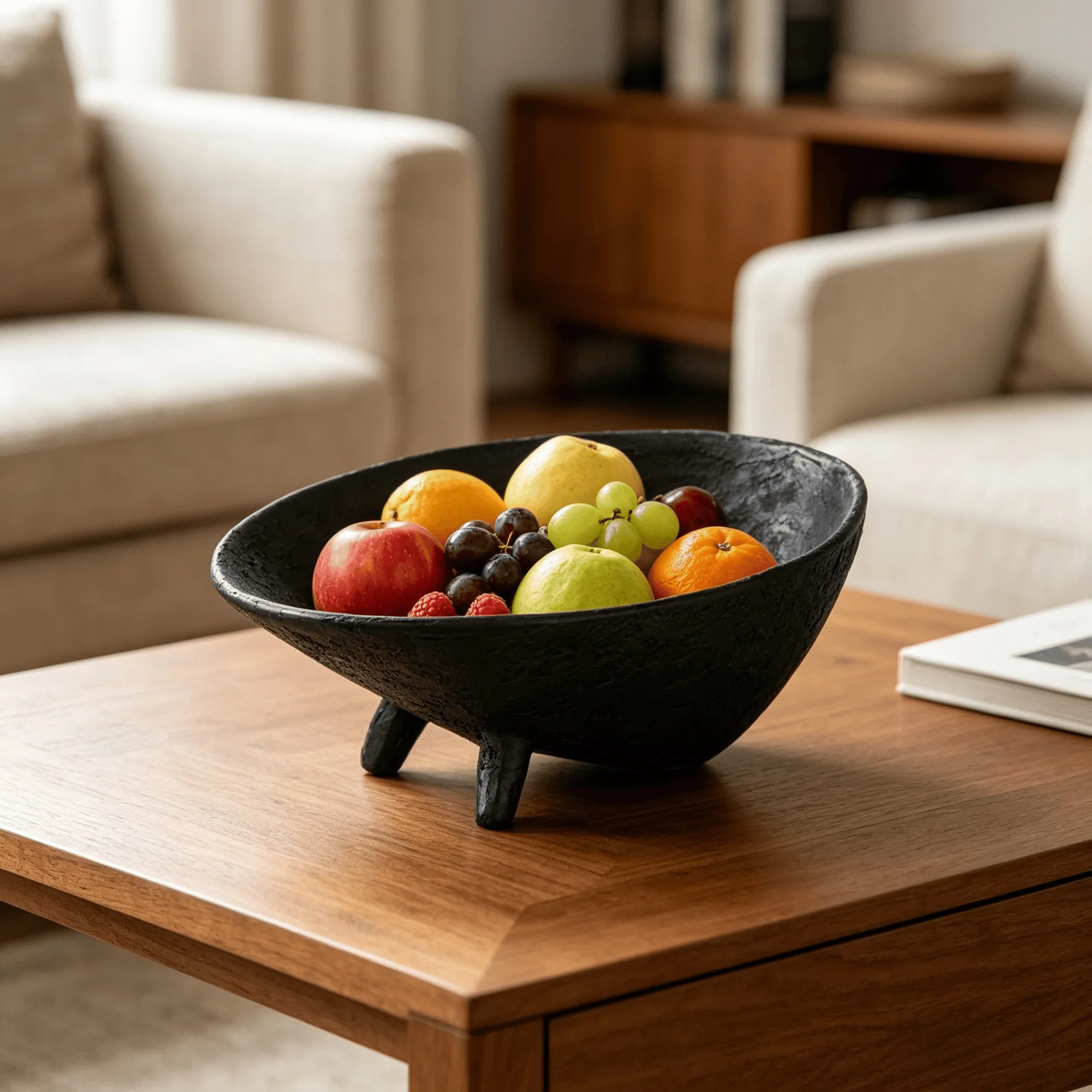 Triangular Tray Fruit Tray Resin Handicraft Desktop Storage Container Fruit Bowl Snack Trays Jewelry Dish Trinket Dish