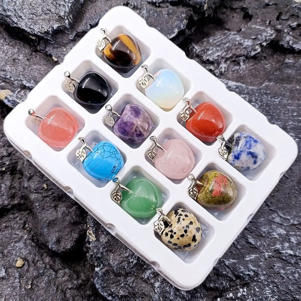 Funny 12-color Carved Heal the Mind Cute Room Home Decoration Natural Gemstone Gemstone Healing Crystal