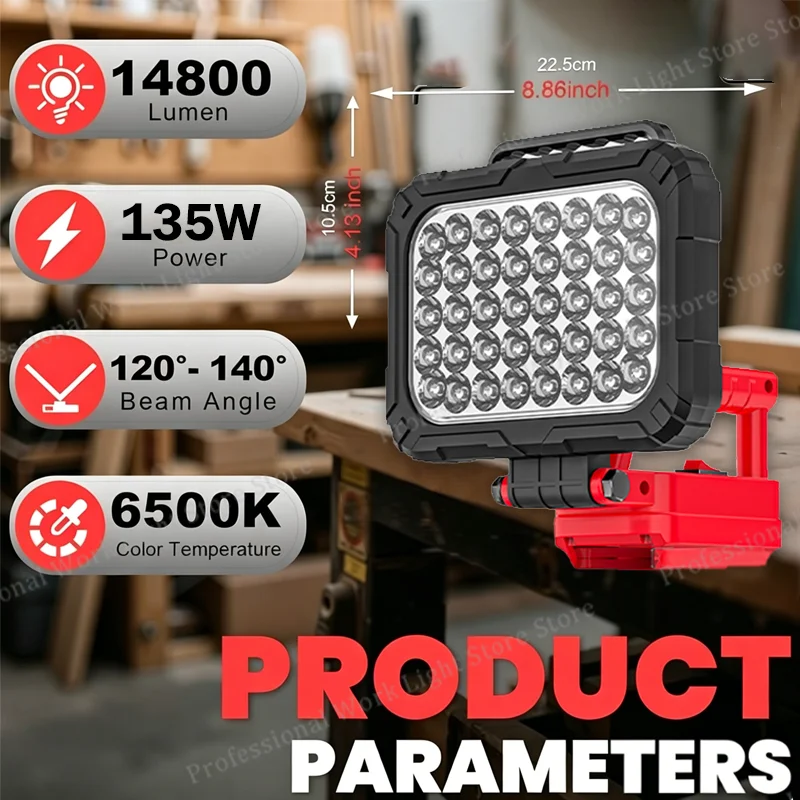 For Milwaukee LED Work Lamp 3/ - огляд і ціна Outdoor Camp