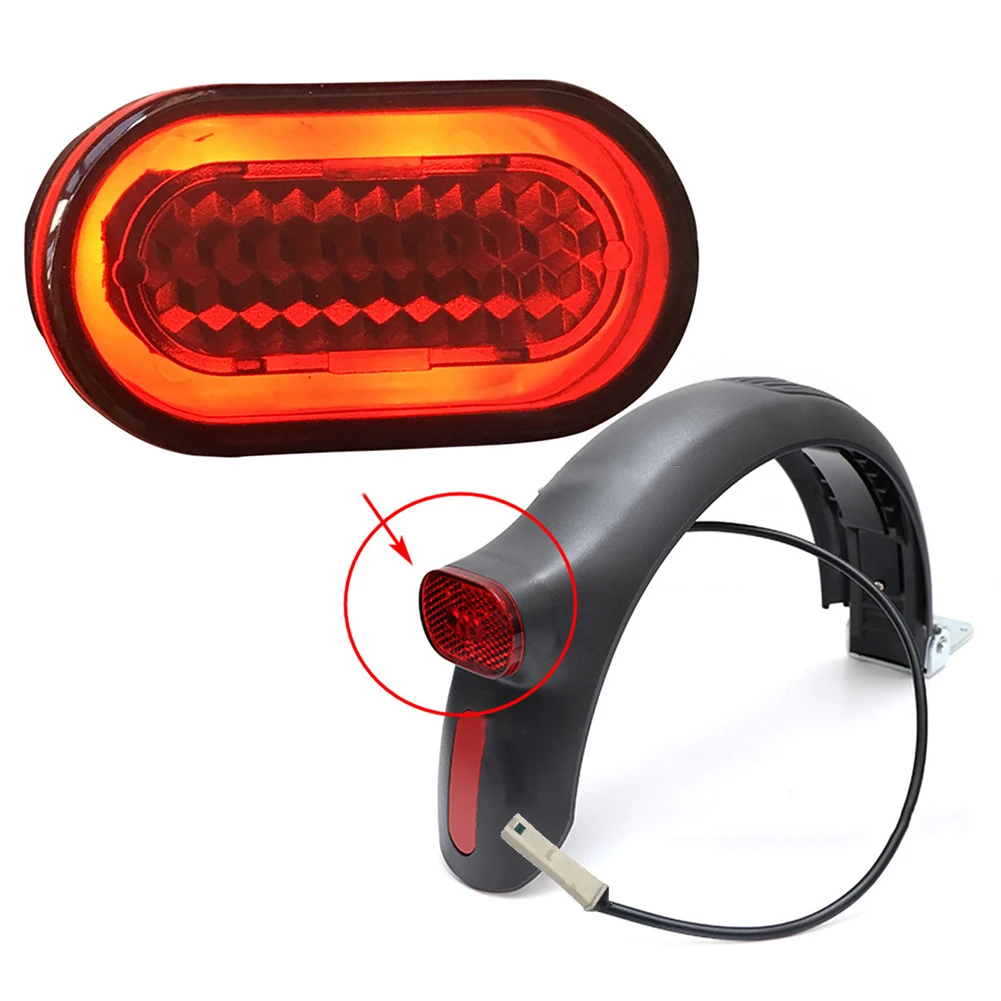 E-scooter TailLight For Pro Rear Lamp Brake Light Skateboard Safety Stoplight Electric Scooter Accessories