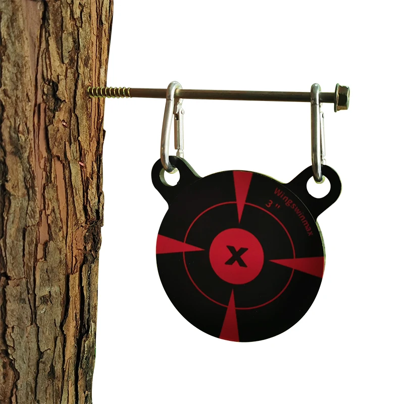 Wiszący cel 1/5 "gruby 3" cel do wiatrówki z naklejkami na cele Slpatter przenośny cel Airsoft BB Gun Target proca cel