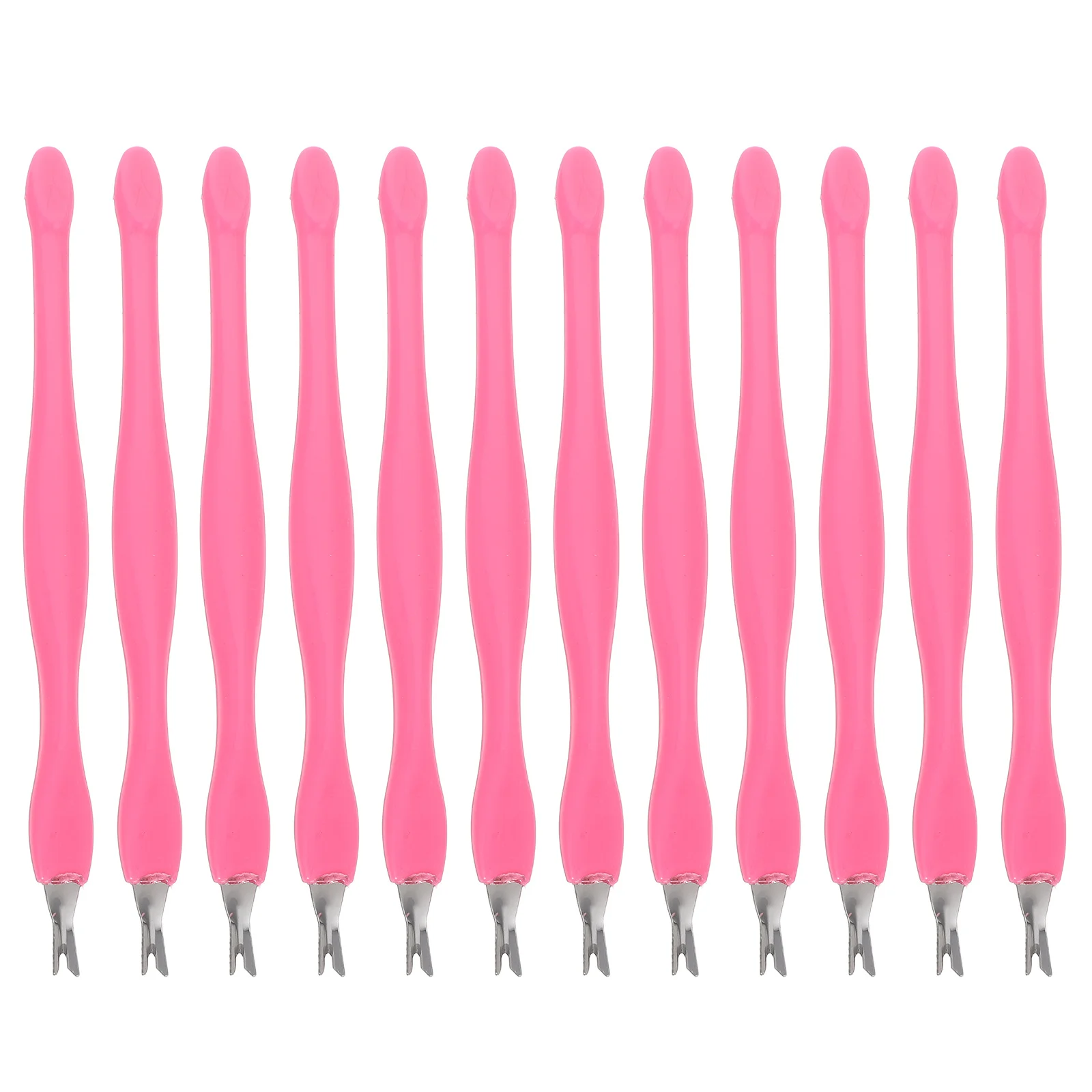 

24Pcs Stainless Steel Cuticle Pusher Pen Fine Tip Nail Grooming Trimmer for Cuticle Care Home Manicure Kit Essential Tool