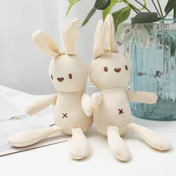 20cm Kawaii Rabbit Cute Doll Bunny Sleeping Mate Stuffed Plush Toy Birthyday Gift Soft Key Pendant