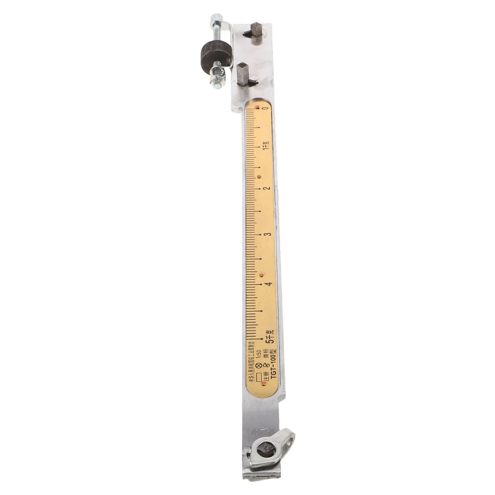 Precision Hanging Scale Accessory 2.16x0.98in Mechanical Balance Scales Metal Ruler Dial Weight Gauge for Kitchen Food