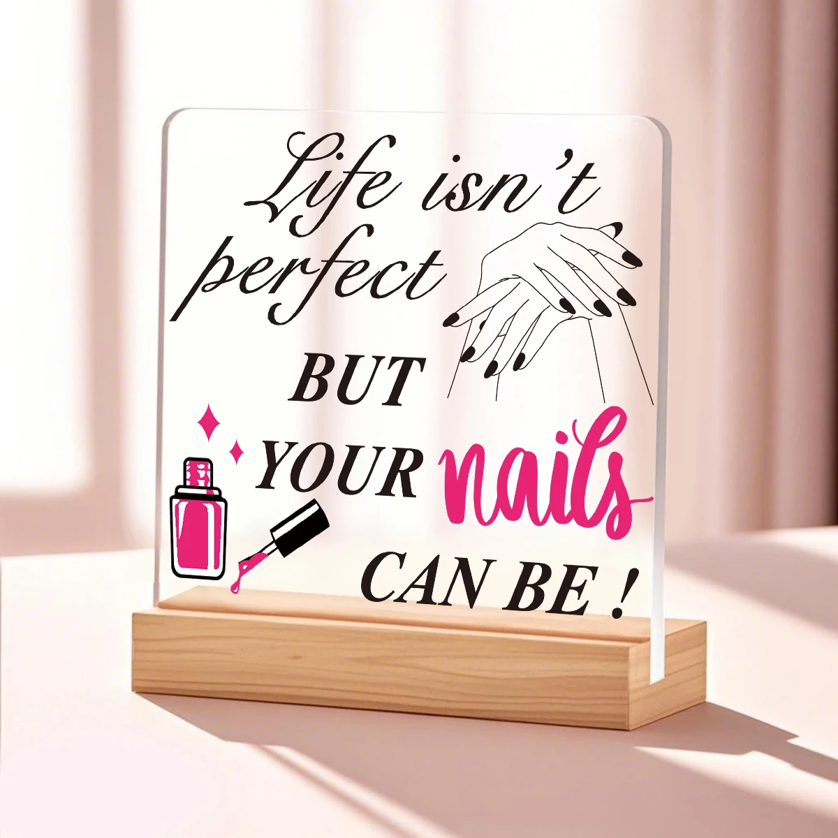 Acryl Nagels Art Prop Nagelstudio Tafelblad Stand Decor Nail Art Works Show Board Press-on Nagels Nailfie Foto Prop