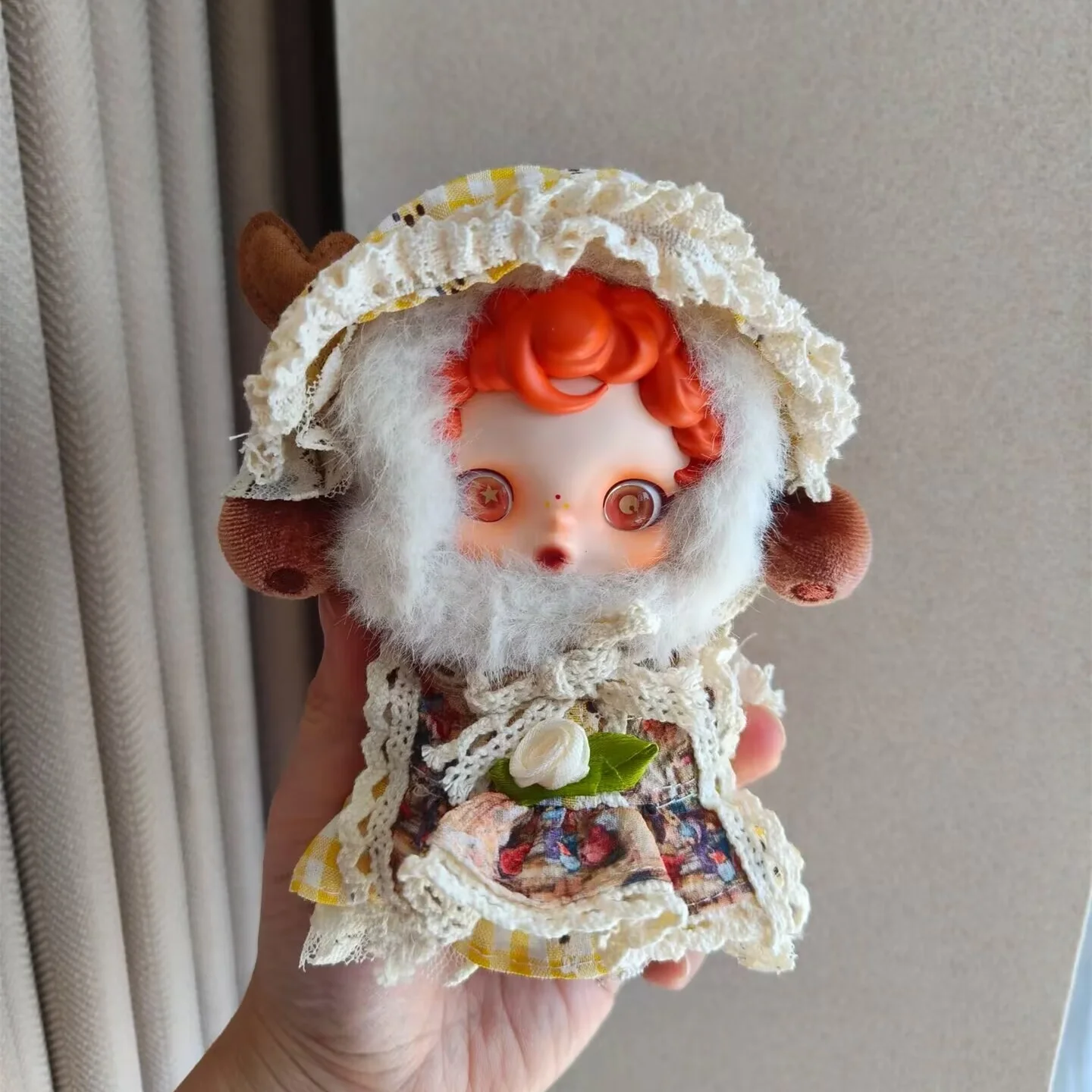 Für Skullpanda V2/V1 10 cm Vinyl-Puppenkleidung L'Impressionnisme-Serie Modisches süßes Puppenzubehör für Puppen-Anziehspiel