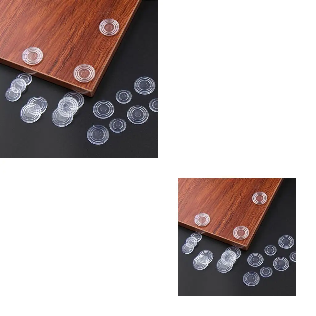 Clear 20pcs Glass Table not Slip Pads PVC not Slip Pads Upgrades for Superior Protections & Stability In Home Decors