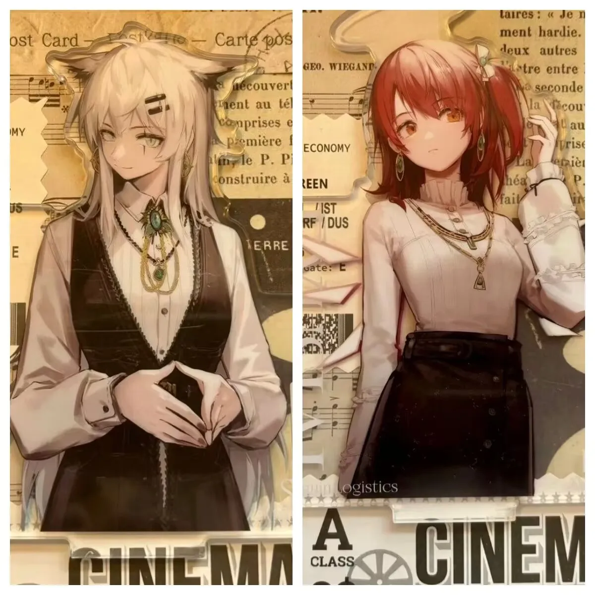 

Симпатичная и красивая акриловая подставка из аниме «Арканцари» на столе «Лапеландский ангел».