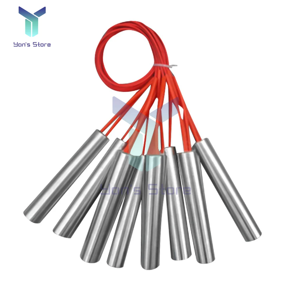 1PC YD-M3 Single Head Heating Tube Element Cartridge Heater Rod Block Kit Thermistor Mould Single Head Heating Tube -2℃~+60℃