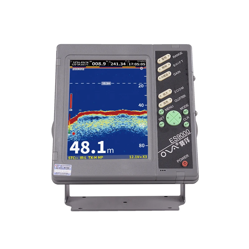 Customizable OEM Marine Navigational LCD Echo Sounder Fish And Depth Finder For Test Instrument For Fishing