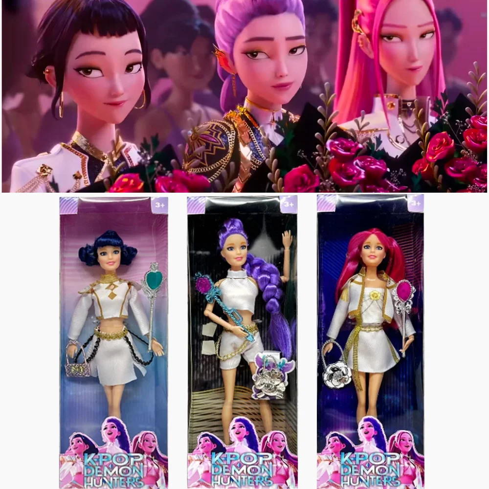 

Hot Sell With Delicate Texture Anime KPop Demon Hunters Doll Vinyl Toy Rumi Mira Zoey Birthday Surprise Gift For Christmas Girls