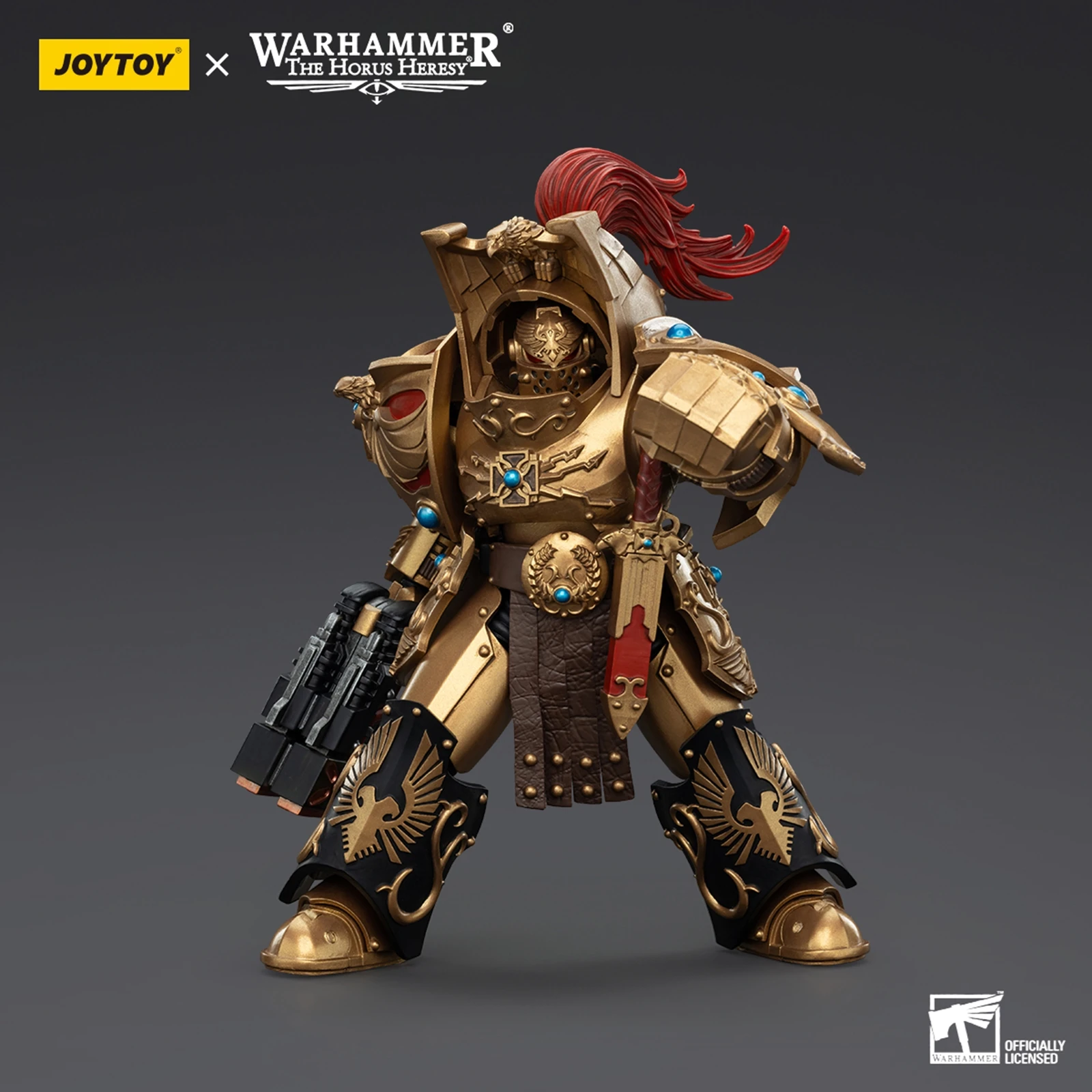 JOYTOY Warhammer 40K 1/18 액션 피규어 13.7cm Legio Custodes Aquilon 터미네이터 스쿼드 Aquilon with Weapon