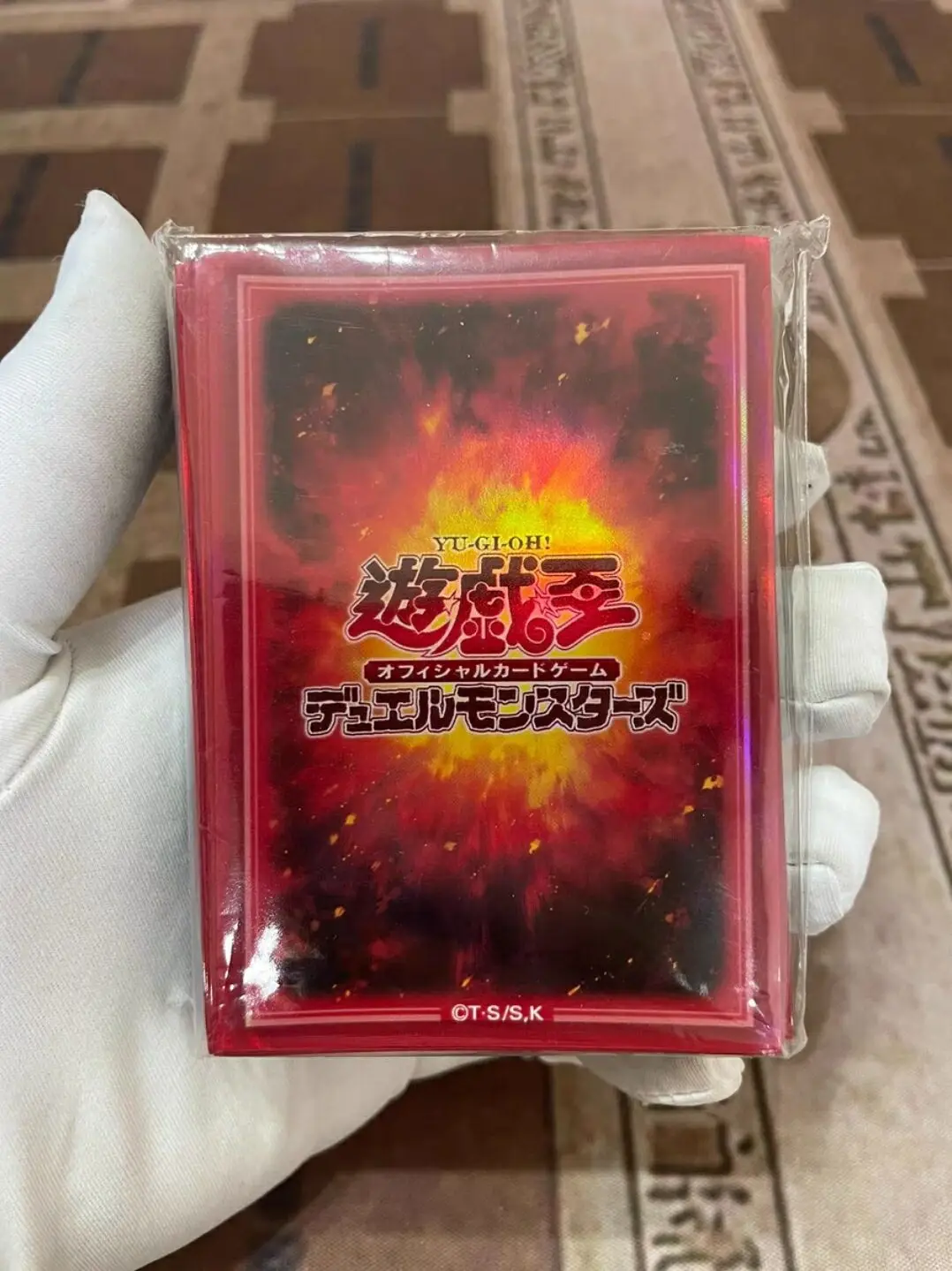 

70Pcs Yugioh Master Duel Monsters Six Charmers Set Fire Attribute Collection Official Sealed Card Protector Sleeves