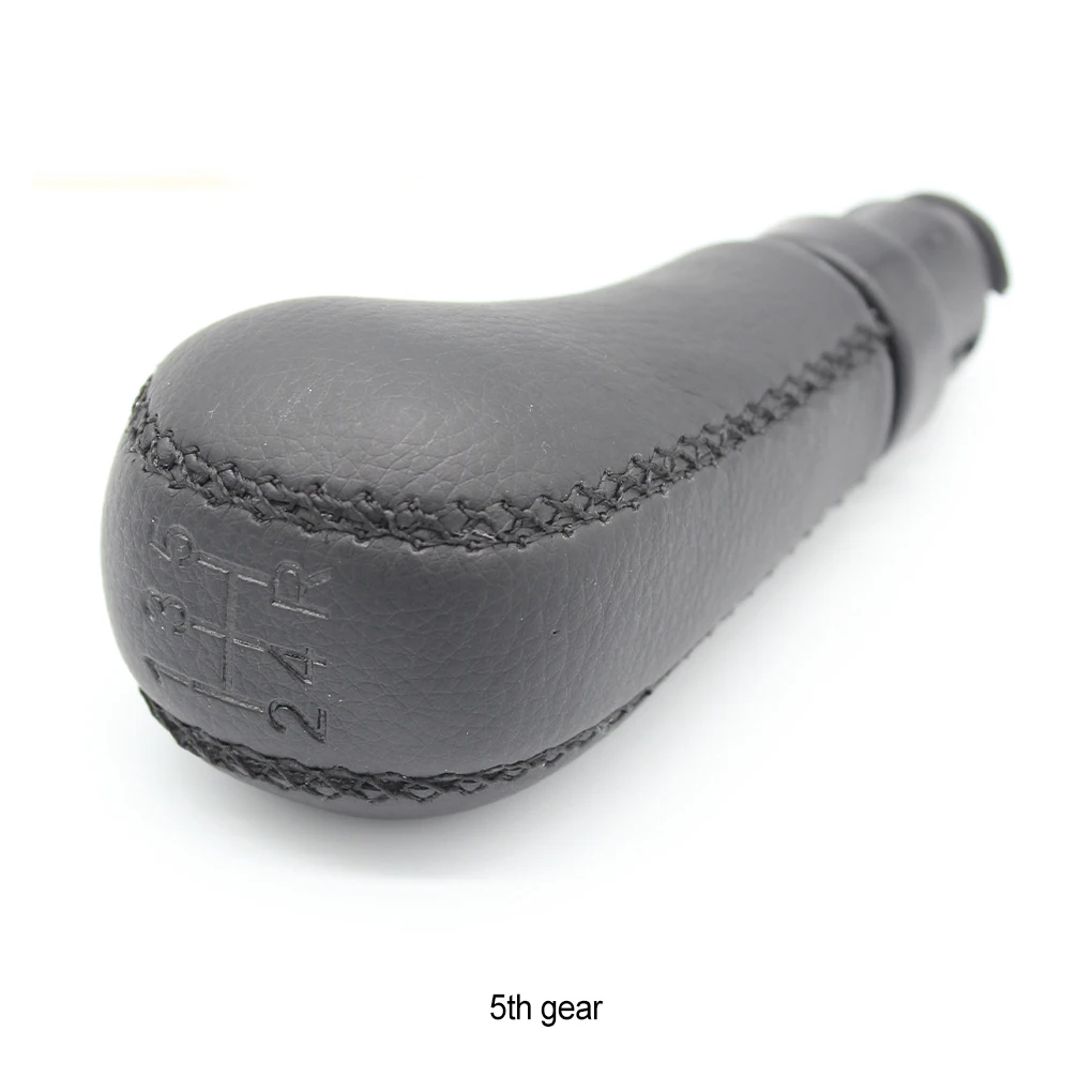 Exquisite Workmanship Sewing Leather Gear Shift Knob For Smooth Shifting Universal Fit Gear Handle